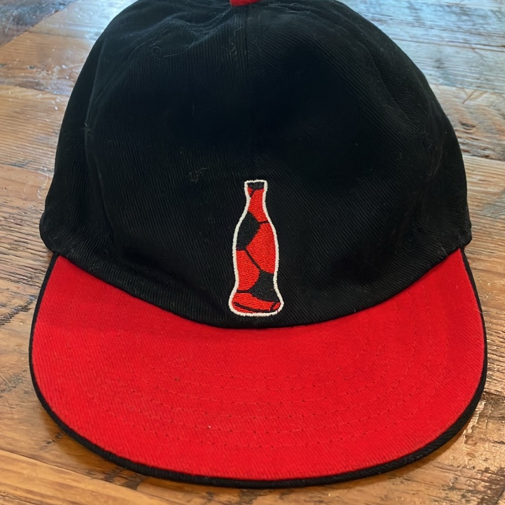 Vintage reversible Coca-Cola soccer hat